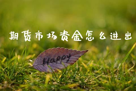 期货市场资金怎么进出_https://m.15771688.com_期货手续费_第1张