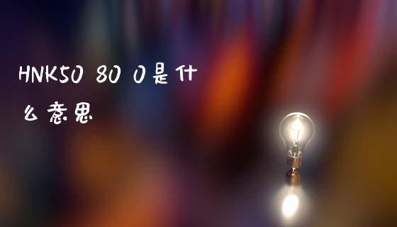 HNK50 80 0是什么意思_https://m.15771688.com_美国道指_第1张