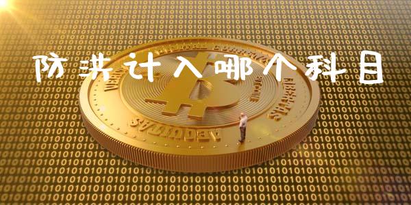 防洪计入哪个科目_https://m.15771688.com_美国道指_第1张
