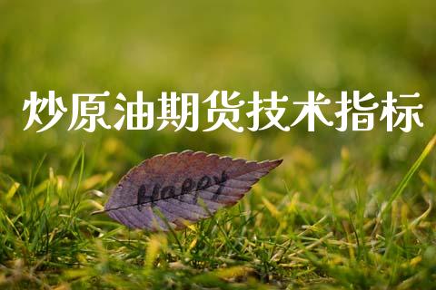 炒原油期货技术指标_https://m.15771688.com_道指实时行情_第1张