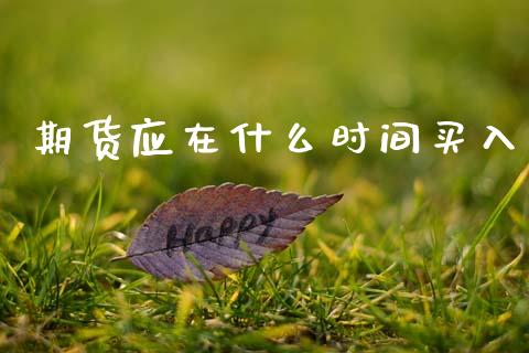 期货应在什么时间买入_https://m.15771688.com_期货开户_第1张