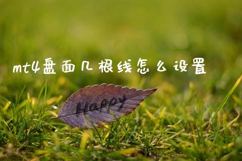 mt4盘面几根线怎么设置_https://m.15771688.com_道指实时行情_第1张
