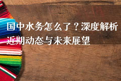 国中水务怎么了？深度解析近期动态与未来展望_https://m.15771688.com_期货手续费_第1张