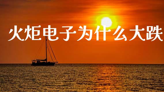 火炬电子为什么大跌_https://m.15771688.com_道指实时行情_第1张