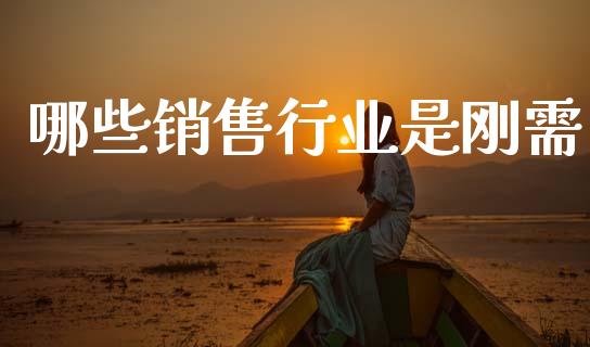 哪些销售行业是刚需_https://m.15771688.com_期货手续费_第1张