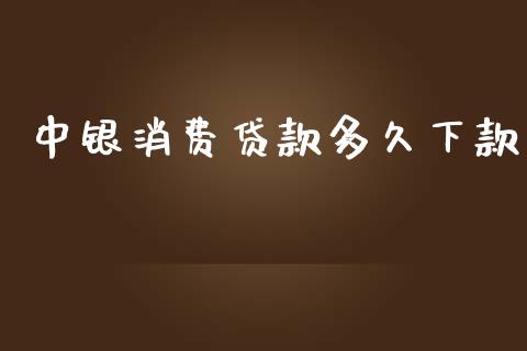 中银消费贷款多久下款_https://m.15771688.com_美国道指_第1张