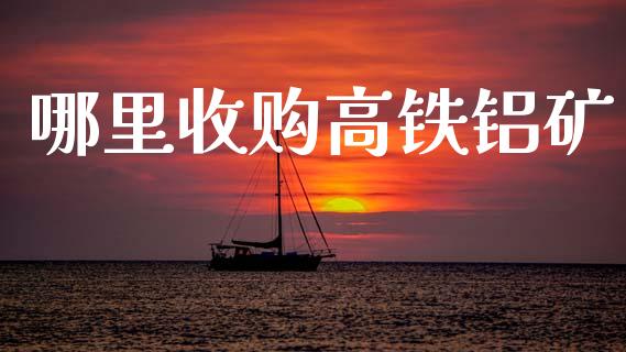 哪里收购高铁铝矿_https://m.15771688.com_美国道指_第1张