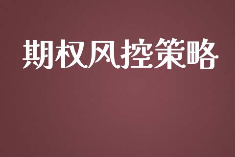期权风控策略_https://m.15771688.com_道指实时行情_第1张