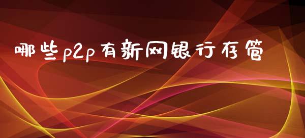 哪些p2p有新网银行存管_https://m.15771688.com_美国道指_第1张