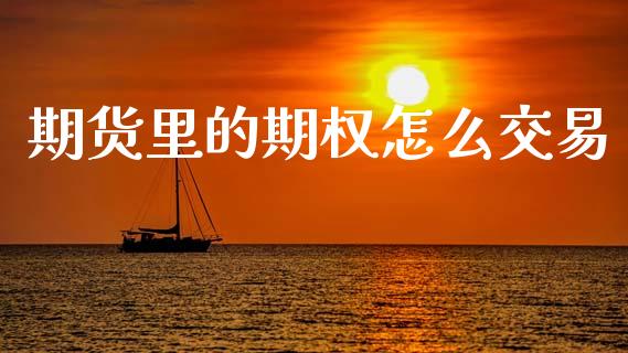 期货里的期权怎么交易_https://m.15771688.com_美国道指_第1张