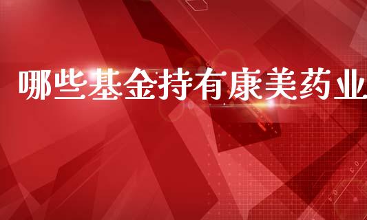 哪些基金持有康美药业_https://m.15771688.com_期货手续费_第1张