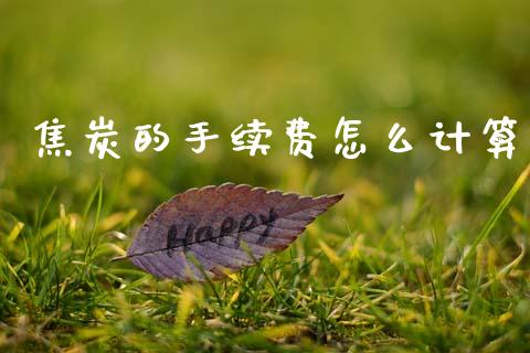焦炭的手续费怎么计算_https://m.15771688.com_期货开户_第1张