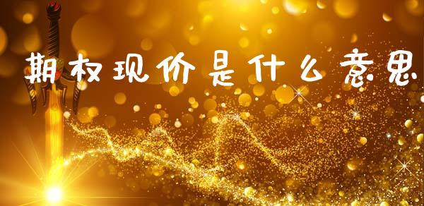期权现价是什么意思_https://m.15771688.com_期货开户_第1张