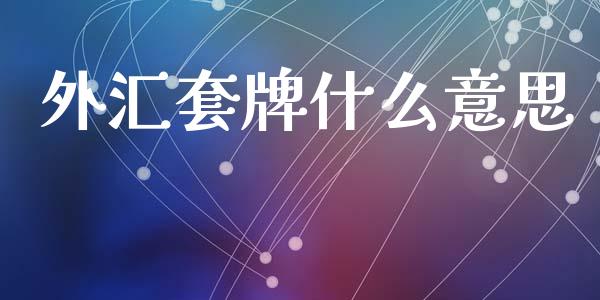 外汇套牌什么意思_https://m.15771688.com_美国道指_第1张