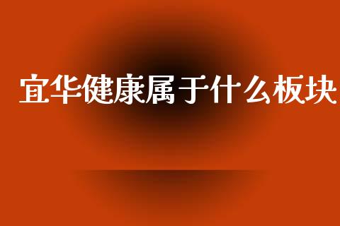 宜华健康属于什么板块_https://m.15771688.com_道指实时行情_第1张