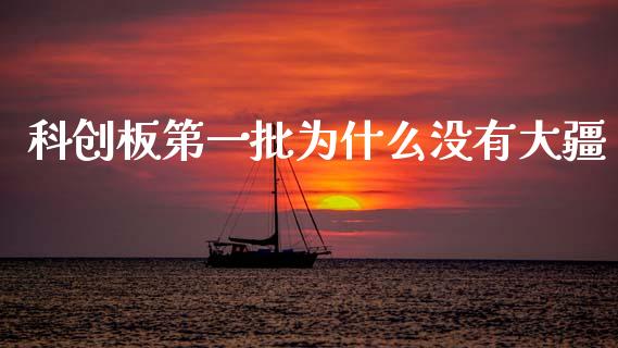 科创板第一批为什么没有大疆_https://m.15771688.com_道指实时行情_第1张