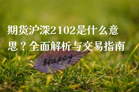 期货沪深2102是什么意思？全面解析与交易指南_https://m.15771688.com_期货开户_第1张