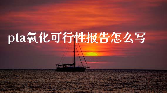 pta氧化可行性报告怎么写_https://m.15771688.com_期货手续费_第1张