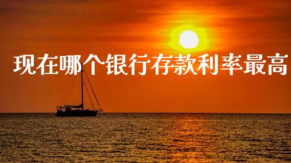 现在哪个银行存款利率最高_https://m.15771688.com_期货手续费_第1张
