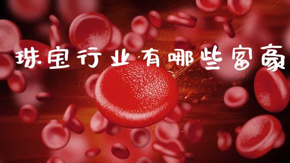 珠宝行业有哪些富豪_https://m.15771688.com_道指实时行情_第1张