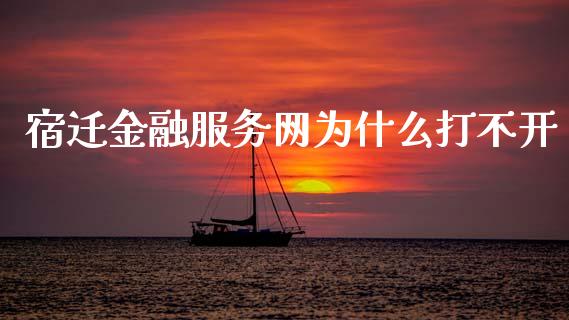 宿迁金融服务网为什么打不开_https://m.15771688.com_美国道指_第1张