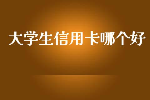大学生信用卡哪个好_https://m.15771688.com_美国道指_第1张