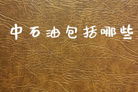 中石油包括哪些_https://m.15771688.com_期货开户_第1张