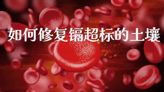 如何修复镉超标的土壤_https://m.15771688.com_期货手续费_第1张
