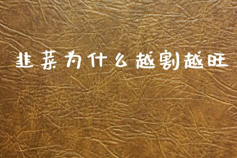 韭菜为什么越割越旺_https://m.15771688.com_道指实时行情_第1张