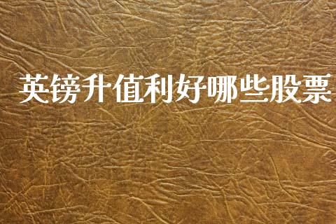 英镑升值利好哪些股票_https://m.15771688.com_期货手续费_第1张