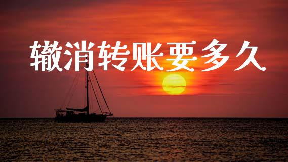 辙消转账要多久_https://m.15771688.com_期货手续费_第1张
