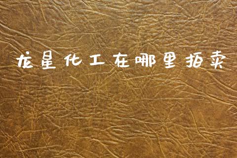 龙星化工在哪里拍卖_https://m.15771688.com_期货手续费_第1张