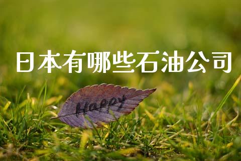 日本有哪些石油公司_https://m.15771688.com_道指实时行情_第1张