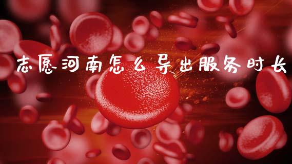 志愿河南怎么导出服务时长_https://m.15771688.com_道指实时行情_第1张