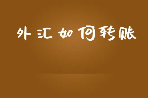 外汇如何转账_https://m.15771688.com_期货开户_第1张