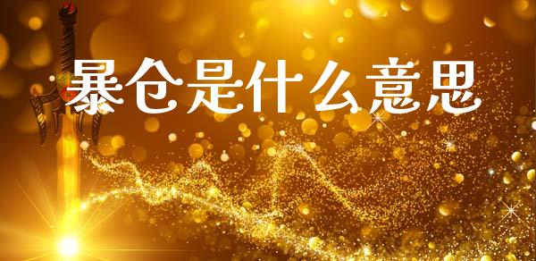 暴仓是什么意思_https://m.15771688.com_美国道指_第1张