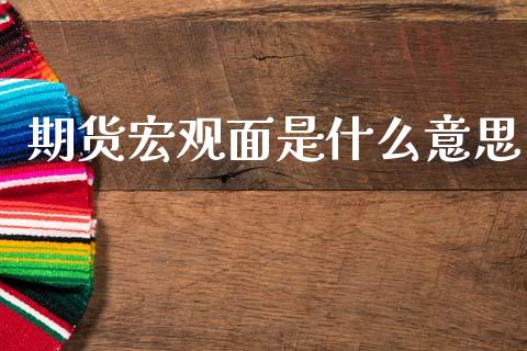期货宏观面是什么意思_https://m.15771688.com_期货开户_第1张