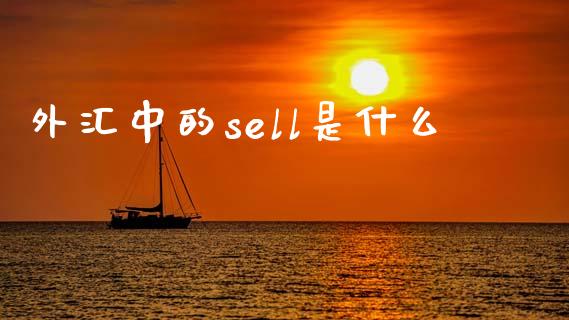 外汇中的sell是什么_https://m.15771688.com_期货手续费_第1张