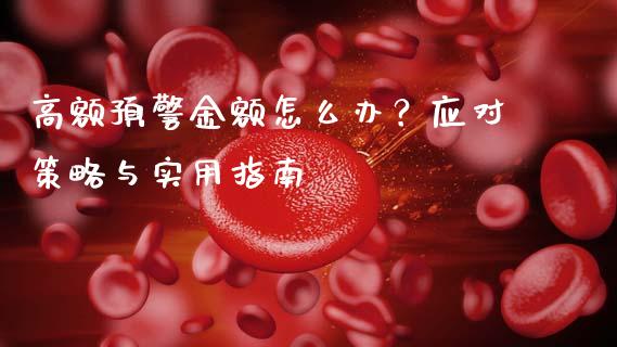 高额预警金额怎么办？应对策略与实用指南_https://m.15771688.com_期货手续费_第1张