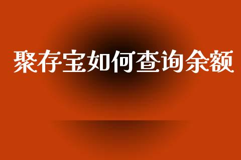 聚存宝如何查询余额_https://m.15771688.com_期货开户_第1张