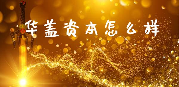 华盖资本怎么样_https://m.15771688.com_道指实时行情_第1张