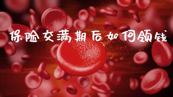 保险交满期后如何领钱_https://m.15771688.com_期货手续费_第1张