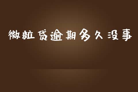 微粒贷逾期多久没事_https://m.15771688.com_道指实时行情_第1张