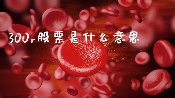 300r股票是什么意思_https://m.15771688.com_道指实时行情_第1张