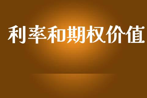利率和期权价值_https://m.15771688.com_期货手续费_第1张