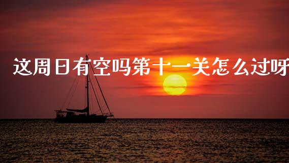 这周日有空吗第十一关怎么过呀_https://m.15771688.com_道指实时行情_第1张