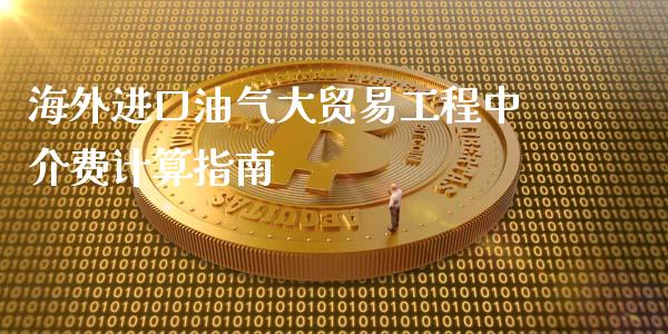 海外进口油气大贸易工程中介费计算指南_https://m.15771688.com_期货开户_第1张