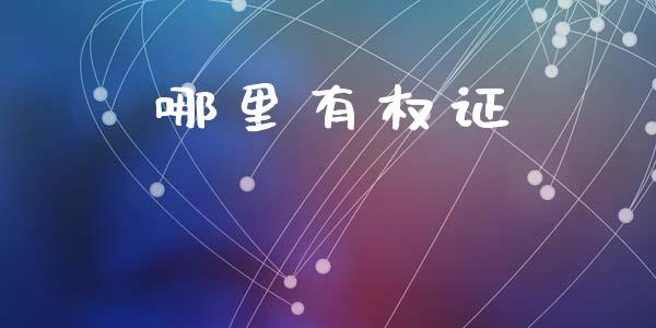 哪里有权证_https://m.15771688.com_美国道指_第1张