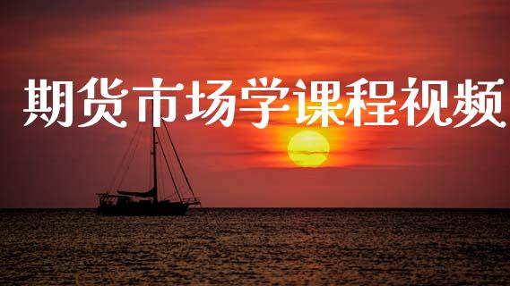 期货市场学课程视频_https://m.15771688.com_美国道指_第1张