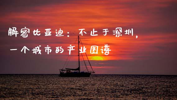 解密比亚迪：不止于深圳，一个城市的产业图谱_https://m.15771688.com_期货开户_第1张